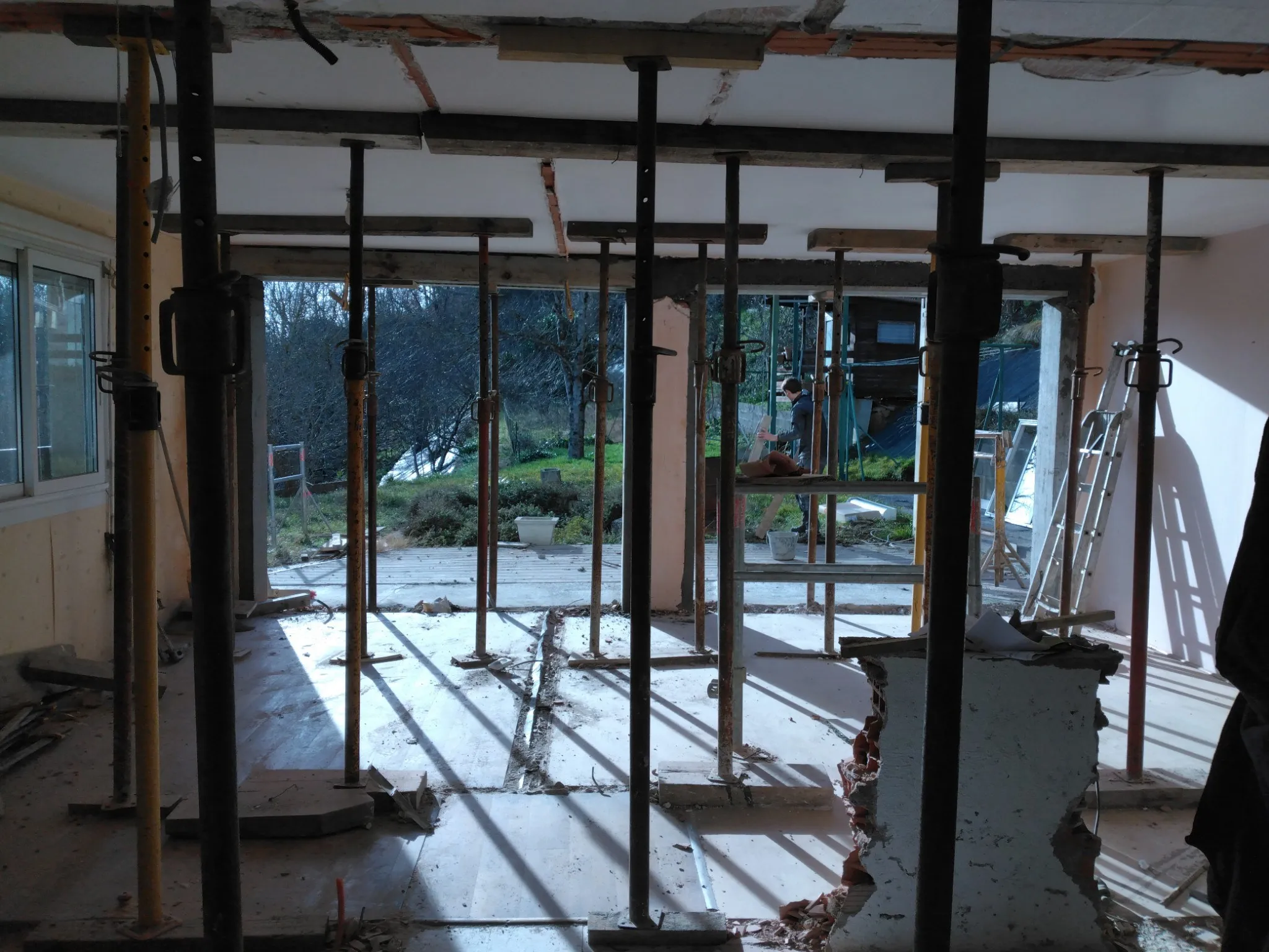 Travaux de maçonnerie