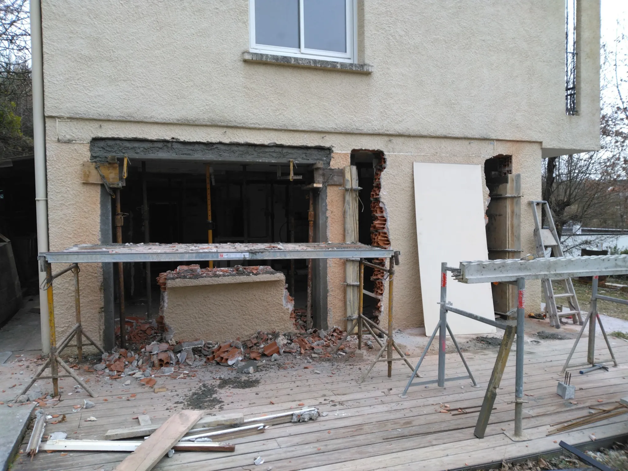 Travaux de maçonnerie