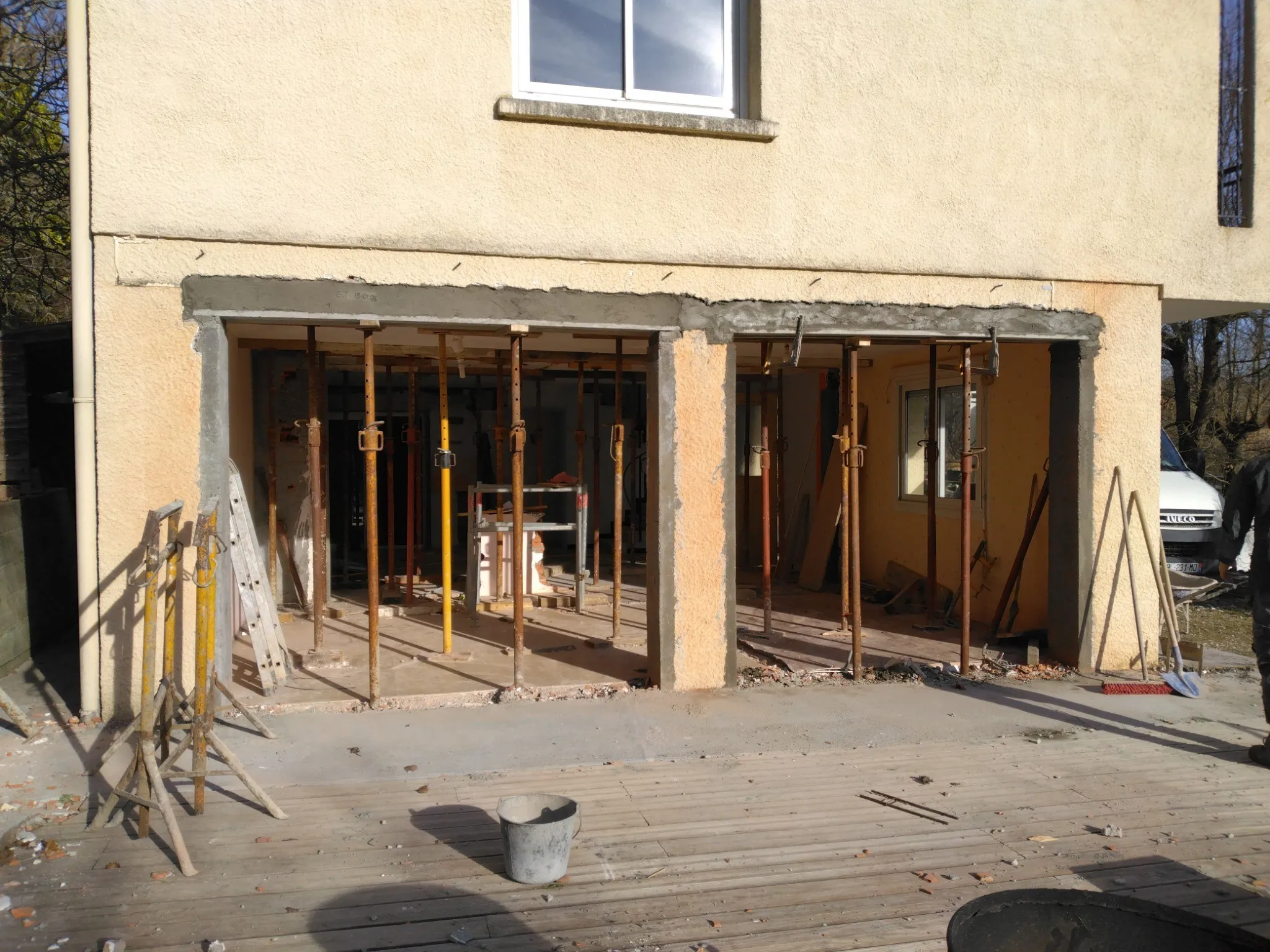 Travaux de maçonnerie