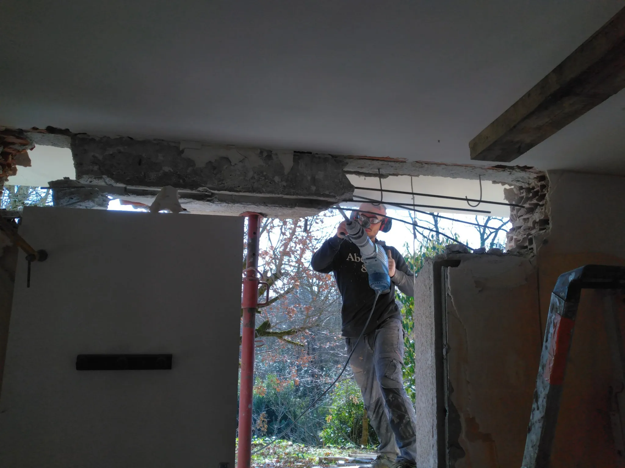 Travaux de maçonnerie